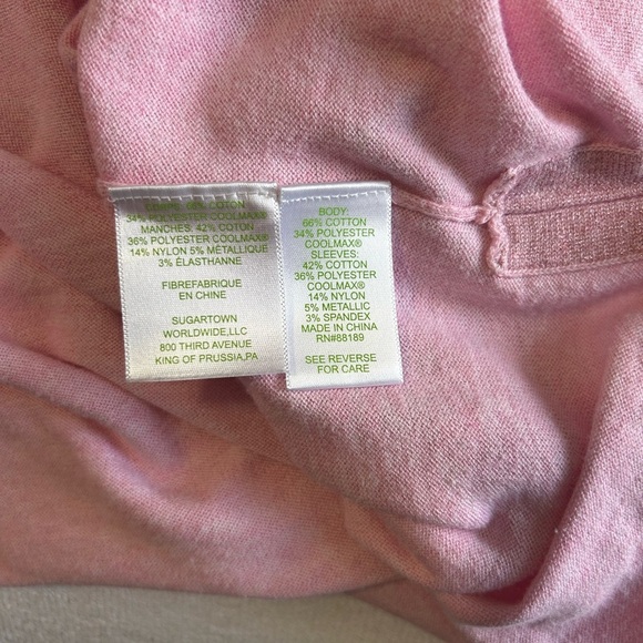 Lilly Pulitzer Cabo Pink Oversized Tunic Sweater with Pockets - Picture 4 of 9